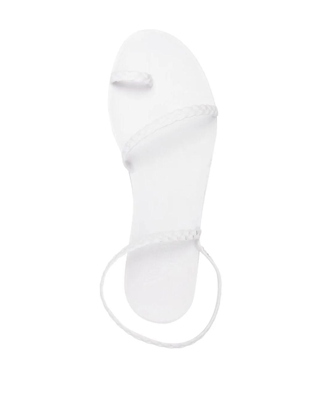 Ancient Greek Sandals White Eleftheria Jelly Sandals