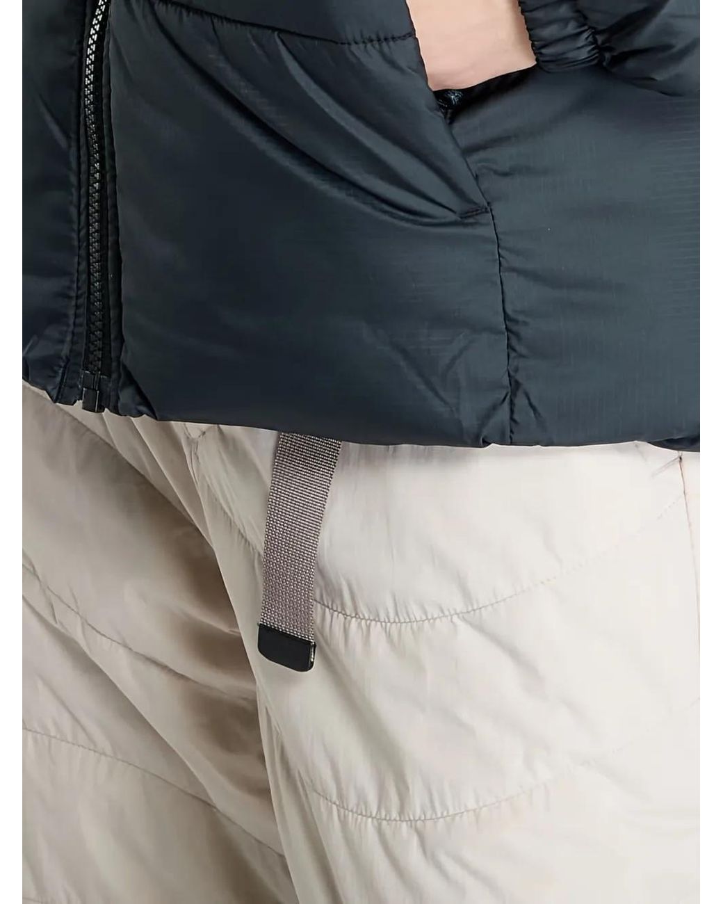 Columbia Blue Logo-Print Padded Jacket