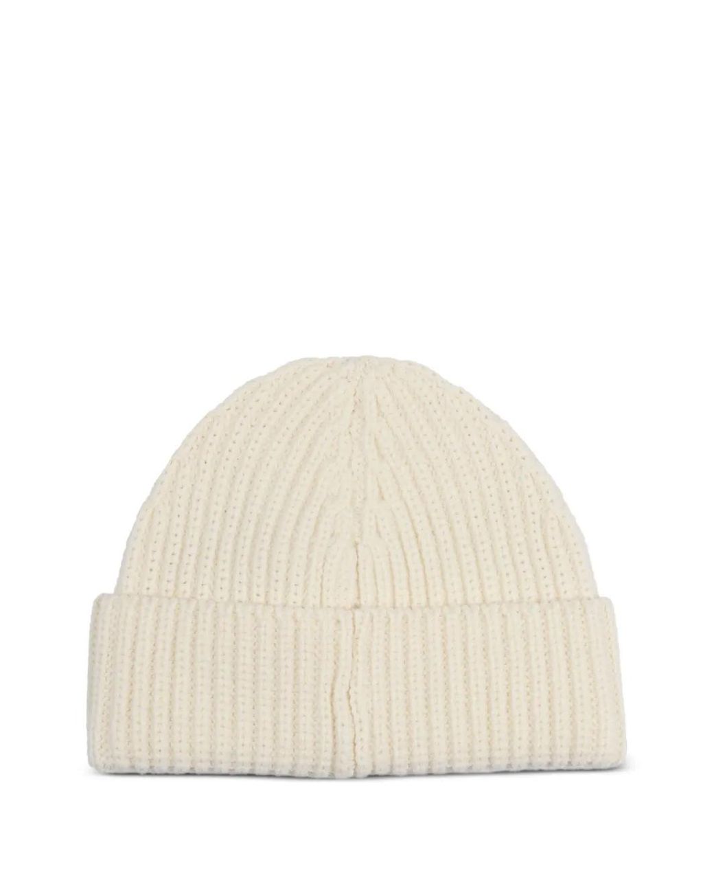 Dondup Natural Logo-Patch Beanie Hat for men