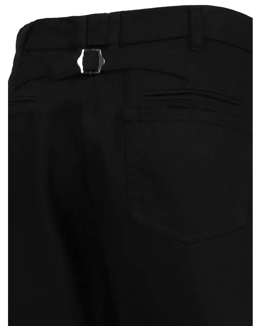 DAIRIKU Black Double-Knee Chino Shorts for men