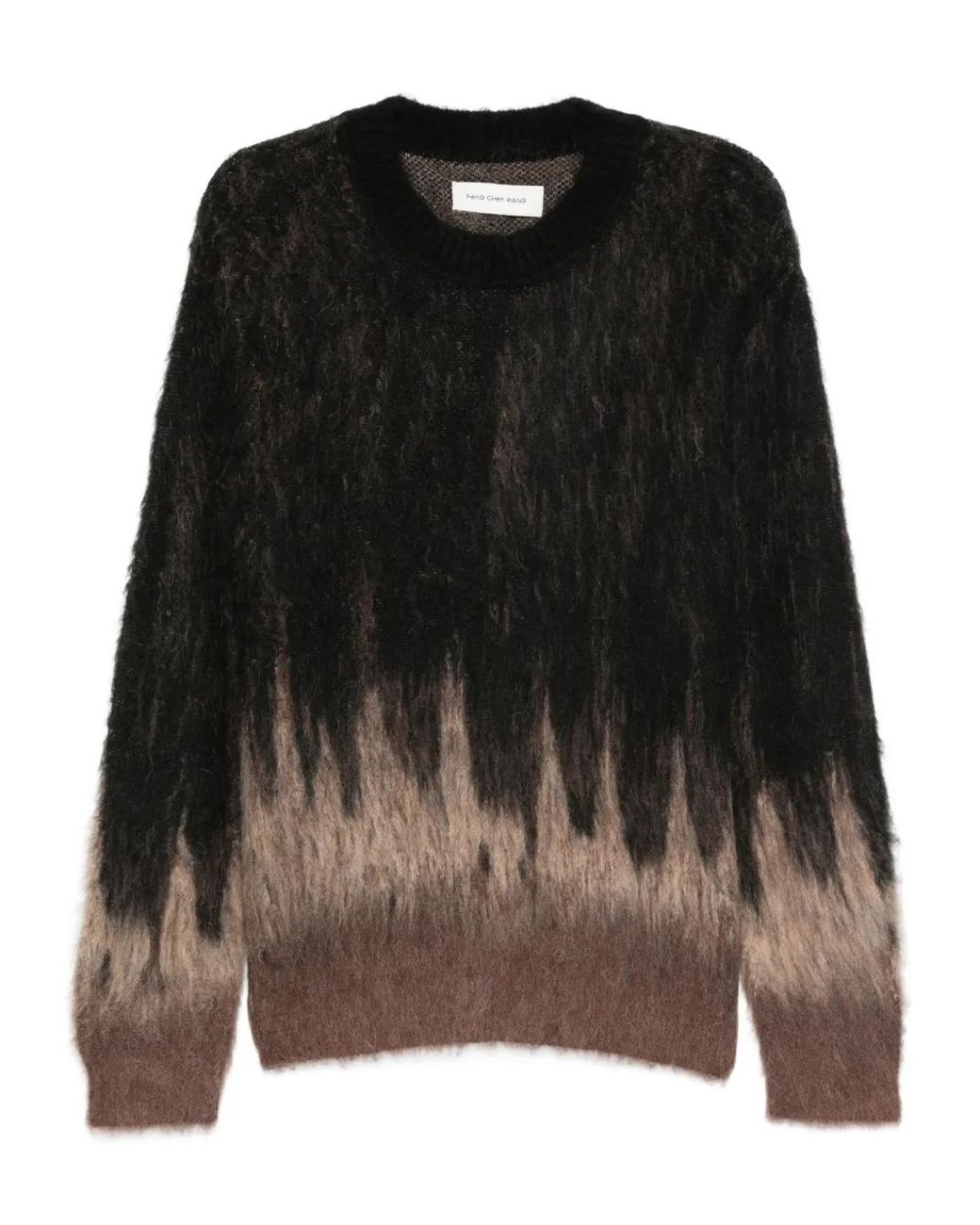 Feng Chen Wang グラデーションニットセーター　M Feng Chen Wang Gradient-effect Sweater in Black for Men | Lyst