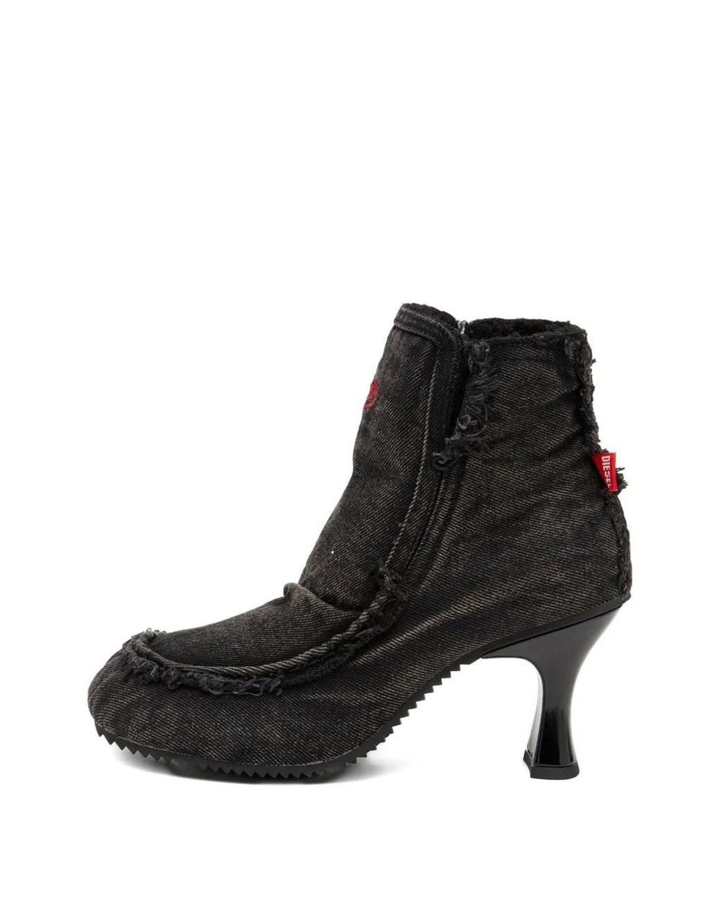 DIESEL Black D-Woodstock Heel