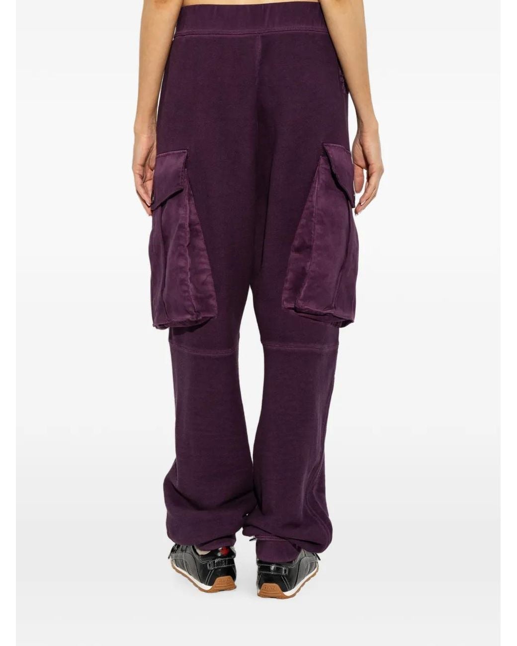 DSquared² Purple Pantalon Cargo À Chevilles Resserrées