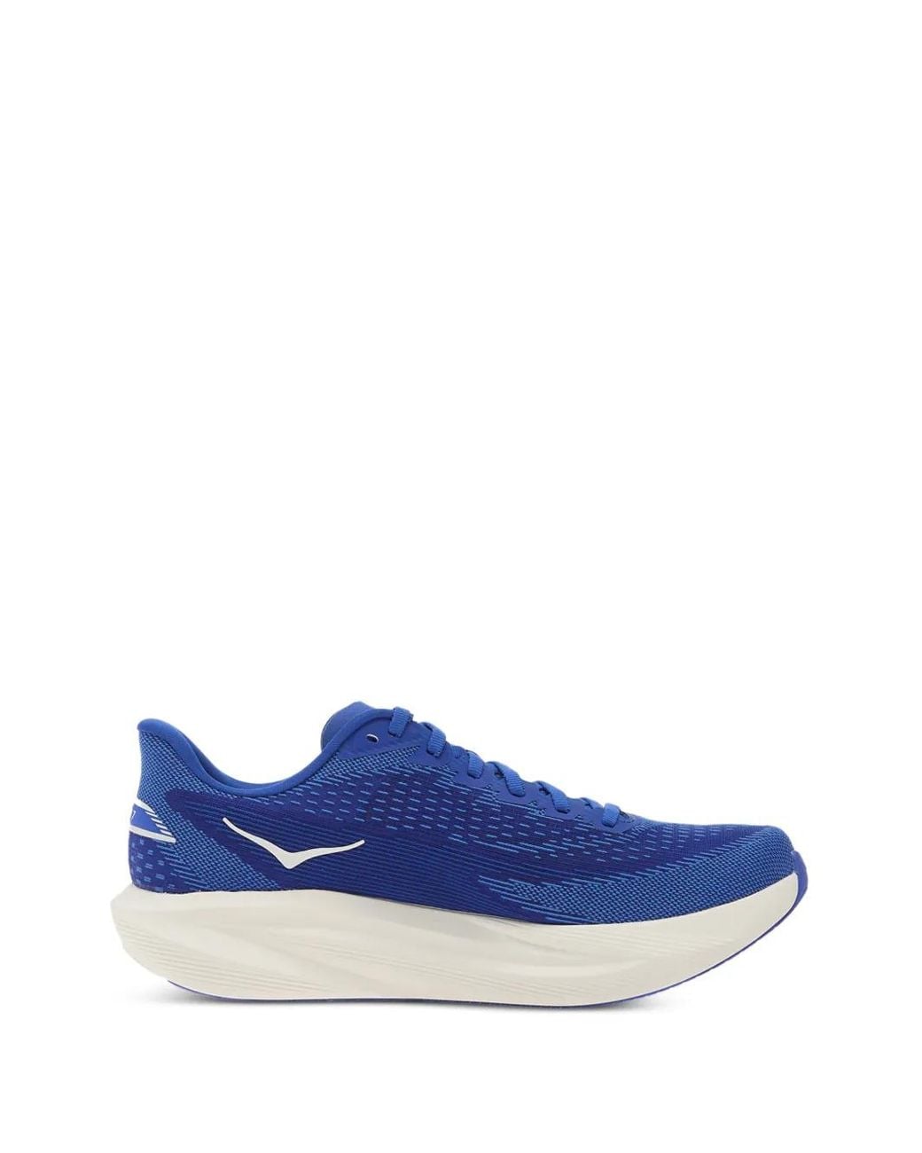 Hoka One One Blue Mach 7 Logo Sneakers for men