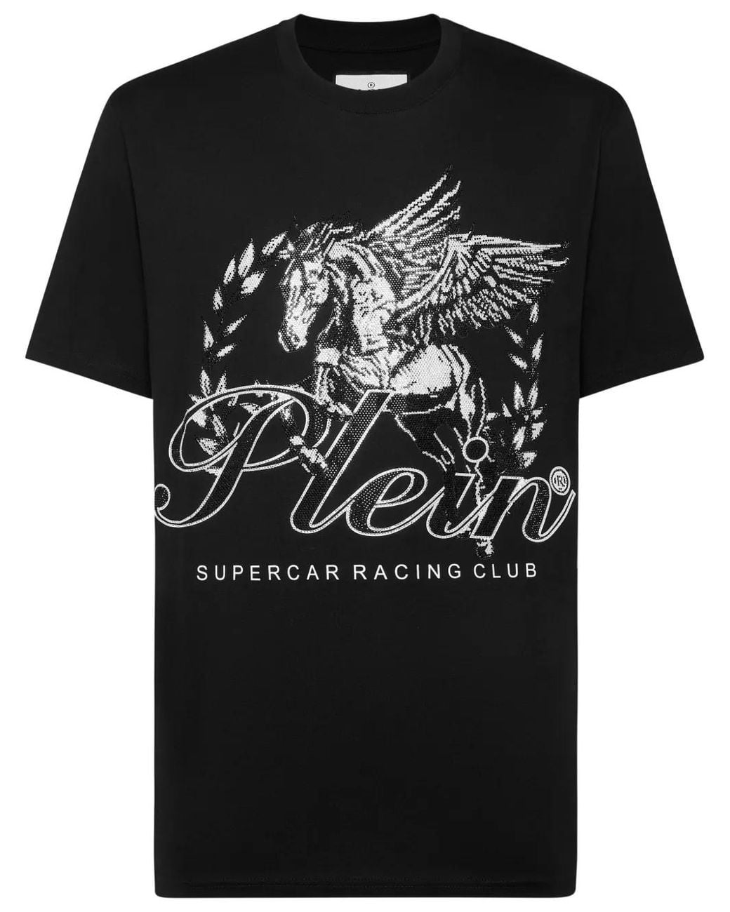 Philipp Plein Black Racing Club T-Shirt for men