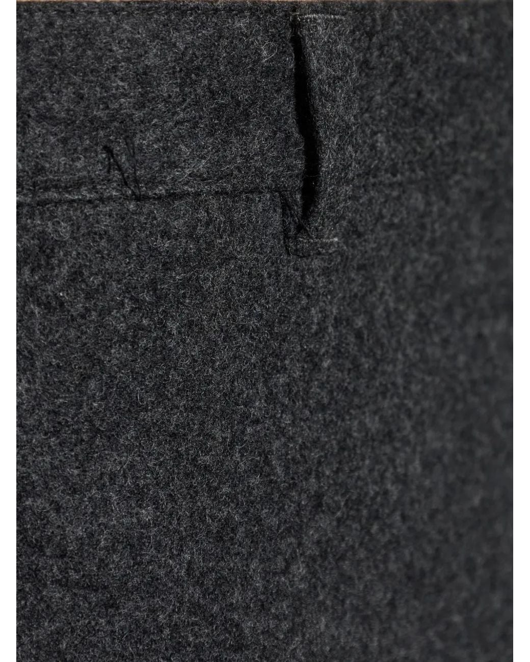 Jil Sander Black Straight-Leg Wool Trousers for men