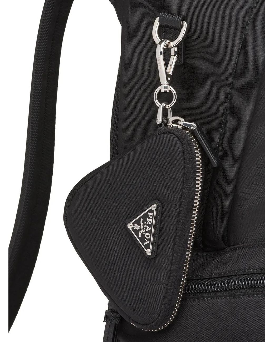 Cartera Re-Nylon Con Logo Prada de hombre de color Black