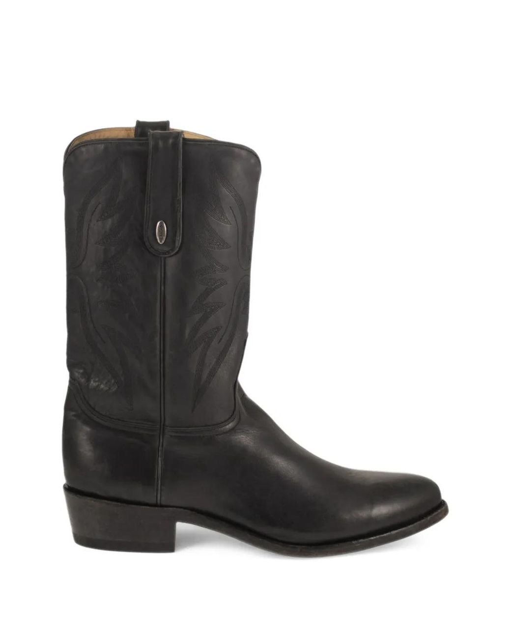 Mexicana Black Bottines Freddy Brodées En Cuir for men
