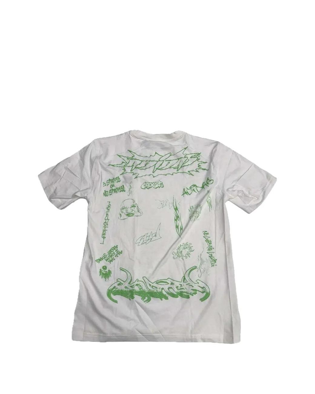 HELLSTAR Gray Graphic-Print T-Shirt for men