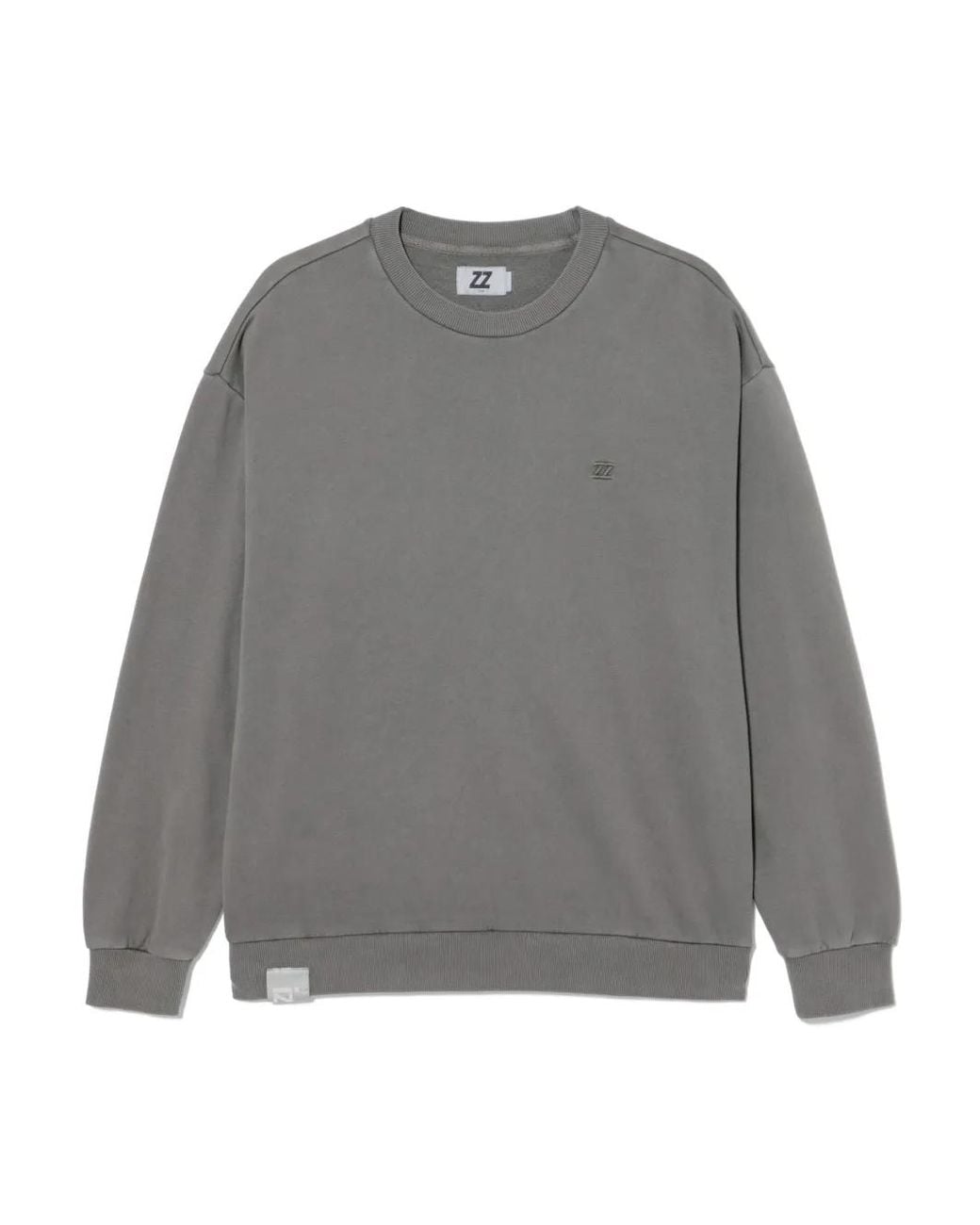Izzue Gray Logo-Embroidered Sweatshirt for men