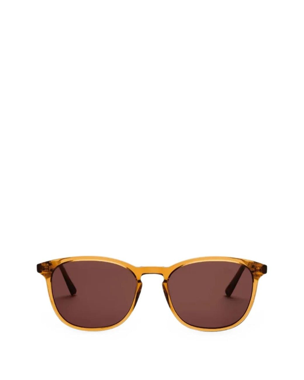 Messyweekend Orange Sean Round-Frame Sunglasses