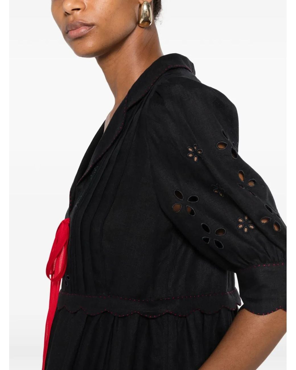 Vita Kin Black Bari Midii Dress