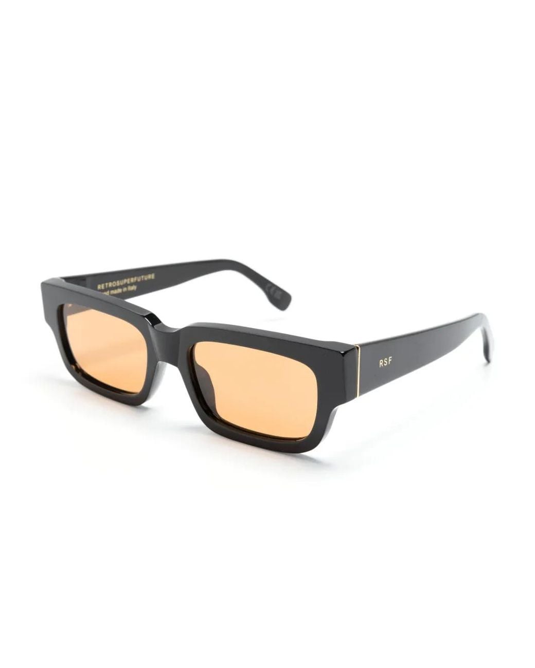 Retrosuperfuture Natural Roma Rectangular-Frame Sunglasses