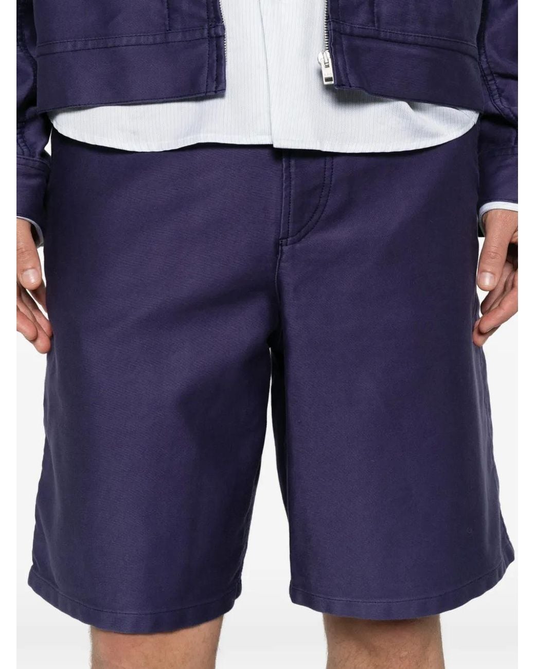 Bermudas Rectas Moleskine A.P.C. de hombre de color Purple