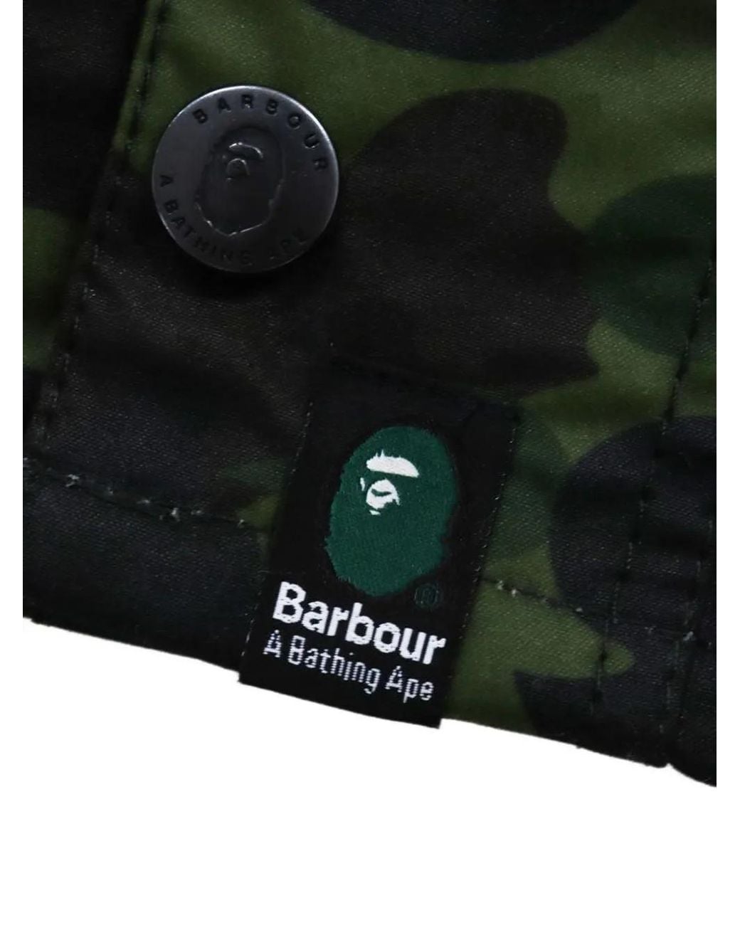 A Bathing Ape Black Camouflage-Pattern Hooded Jacket for men