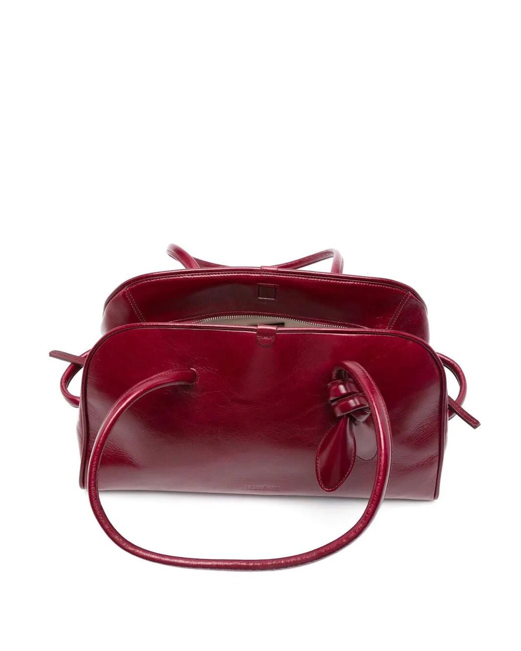 Jacquemus Red Knotted Bag With Top Handle