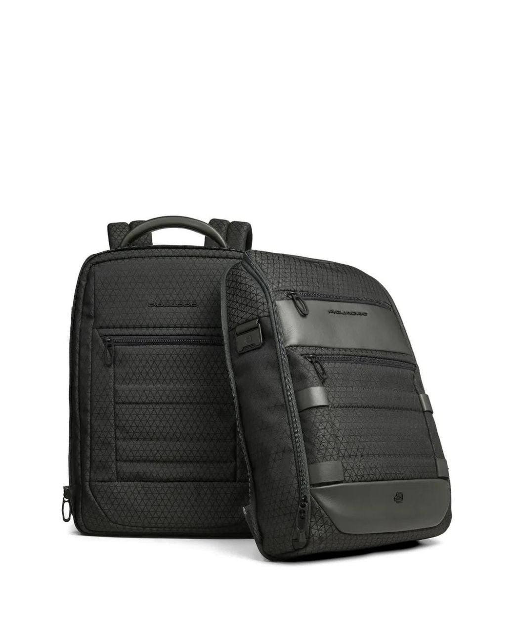 Piquadro Black Modular 2-In-1 Backpack for men