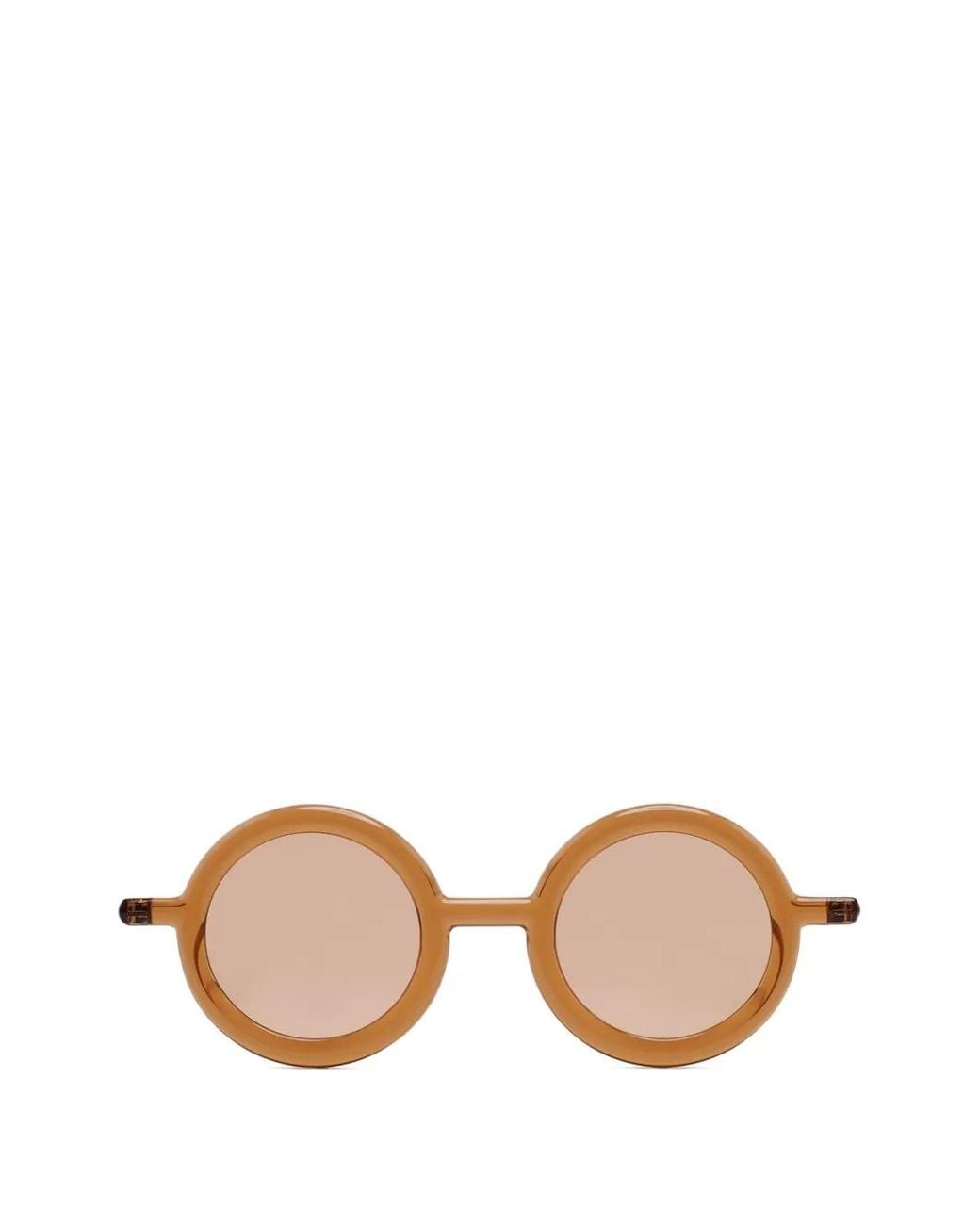Kaleos Eyehunters Natural X Arquitectura-G Round-Frame Sunglasses