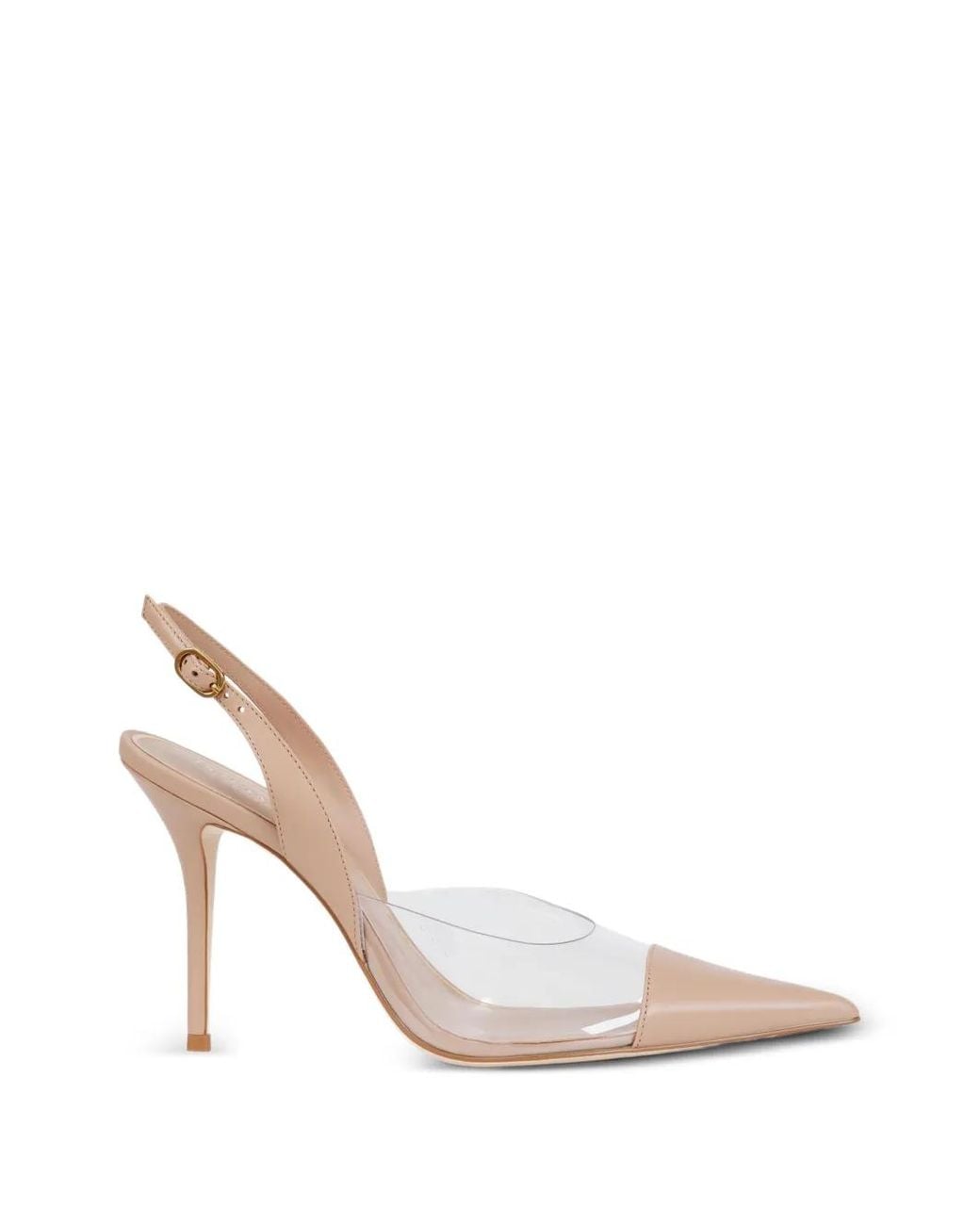 POTAMY White Slingback-Pumps