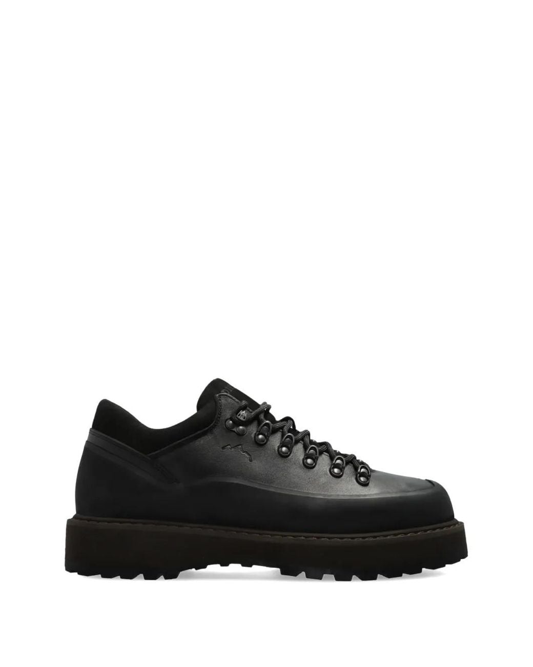 Diemme Black Cornaro Gomma Fullgrain Sneakers