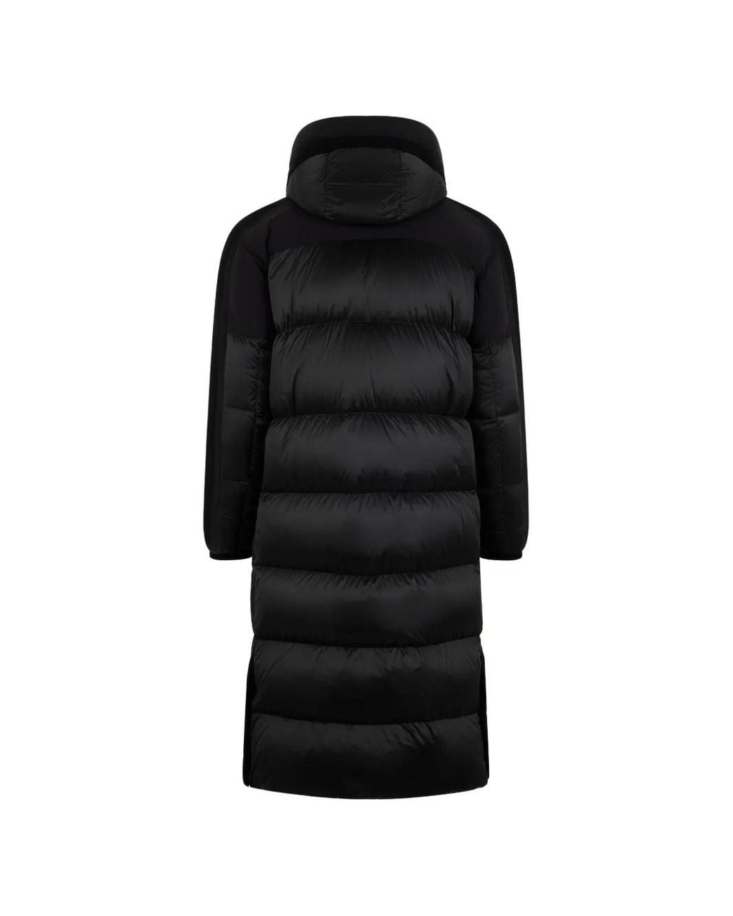 Moorer Black Longsleeve Hooded Jacket for men