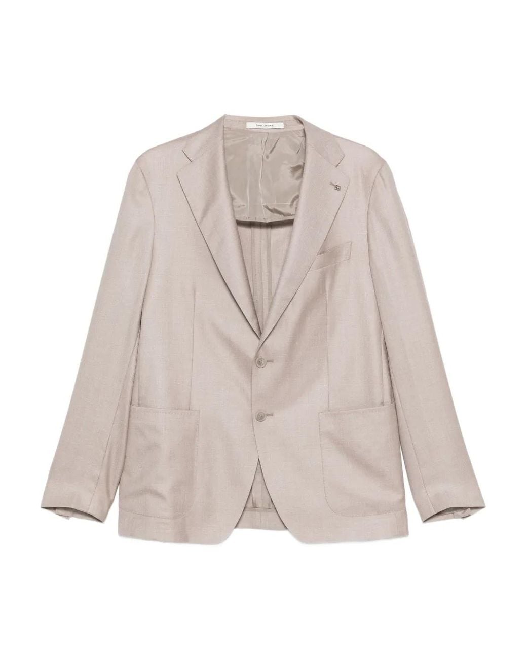 Tagliatore Natural Logo-Detail Blazer for men
