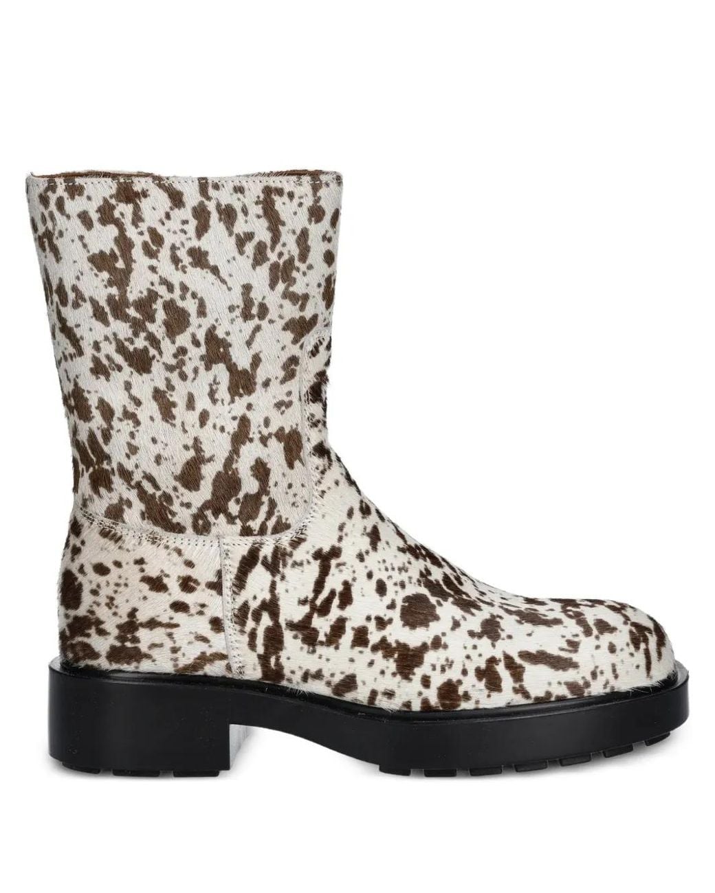 COPENHAGEN Black Mottled Ankle Boots