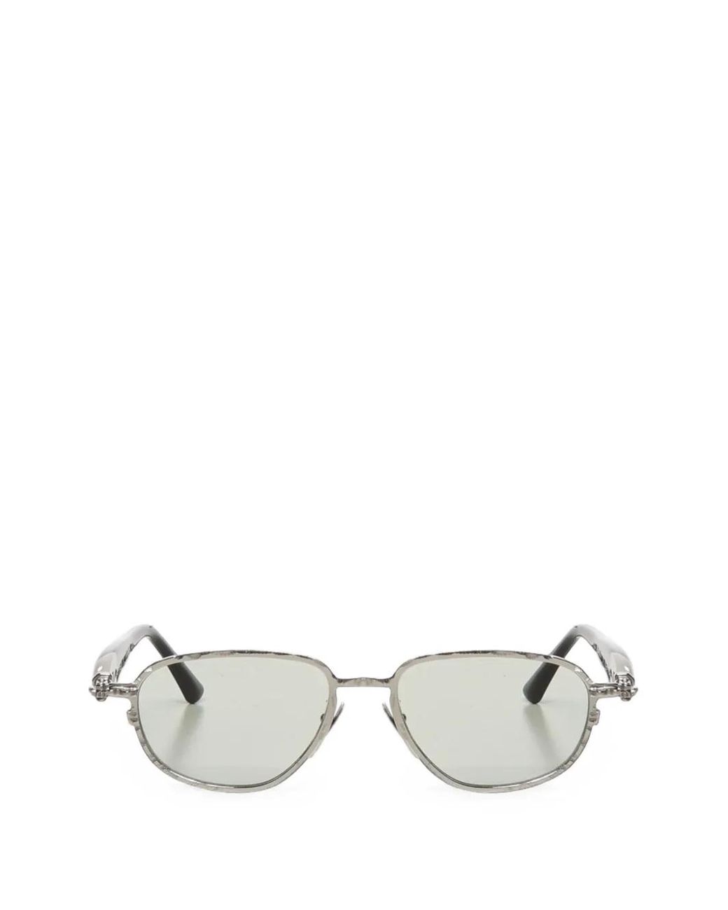 Kuboraum White Maske J71 Geometric-Frame Sunglasses for men