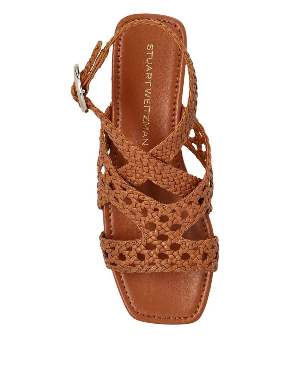 Stuart Weitzman Brown Thea Sandal