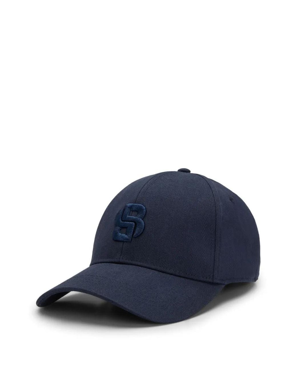 Boss Blue Logo-Embroidered Cap for men