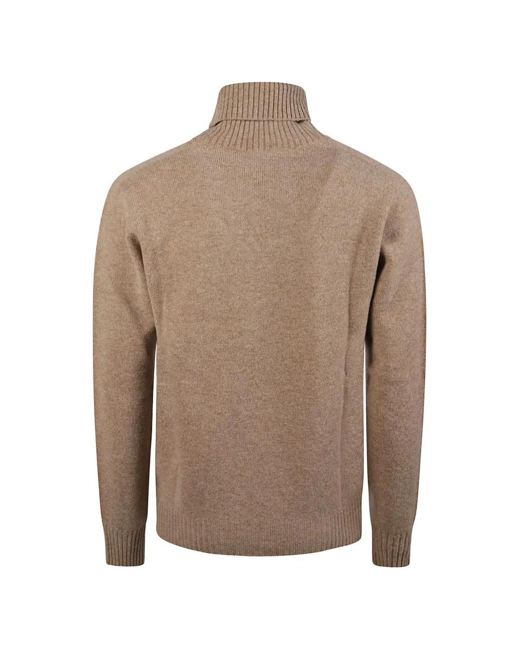 Altea Natural Roll-Neck Wool Sweater for men