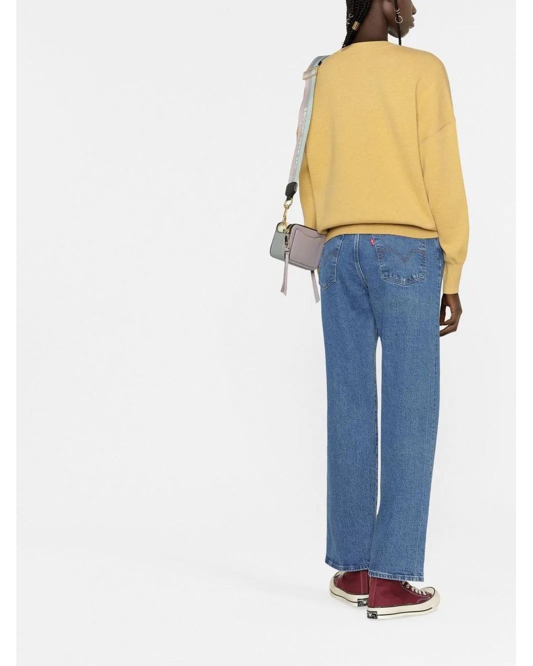 Jean À Coupe Droite Levi's en coloris Blue