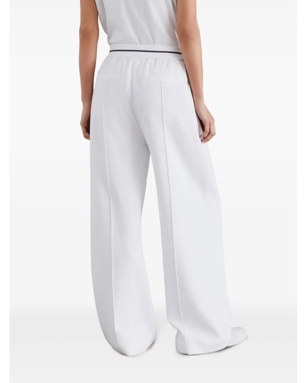 Brunello Cucinelli White Trousers