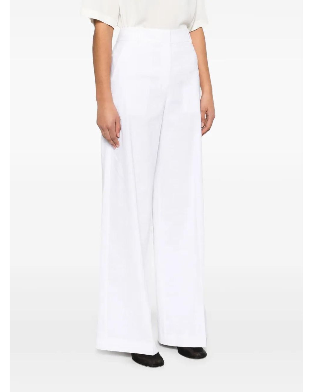 Theory White Trousers