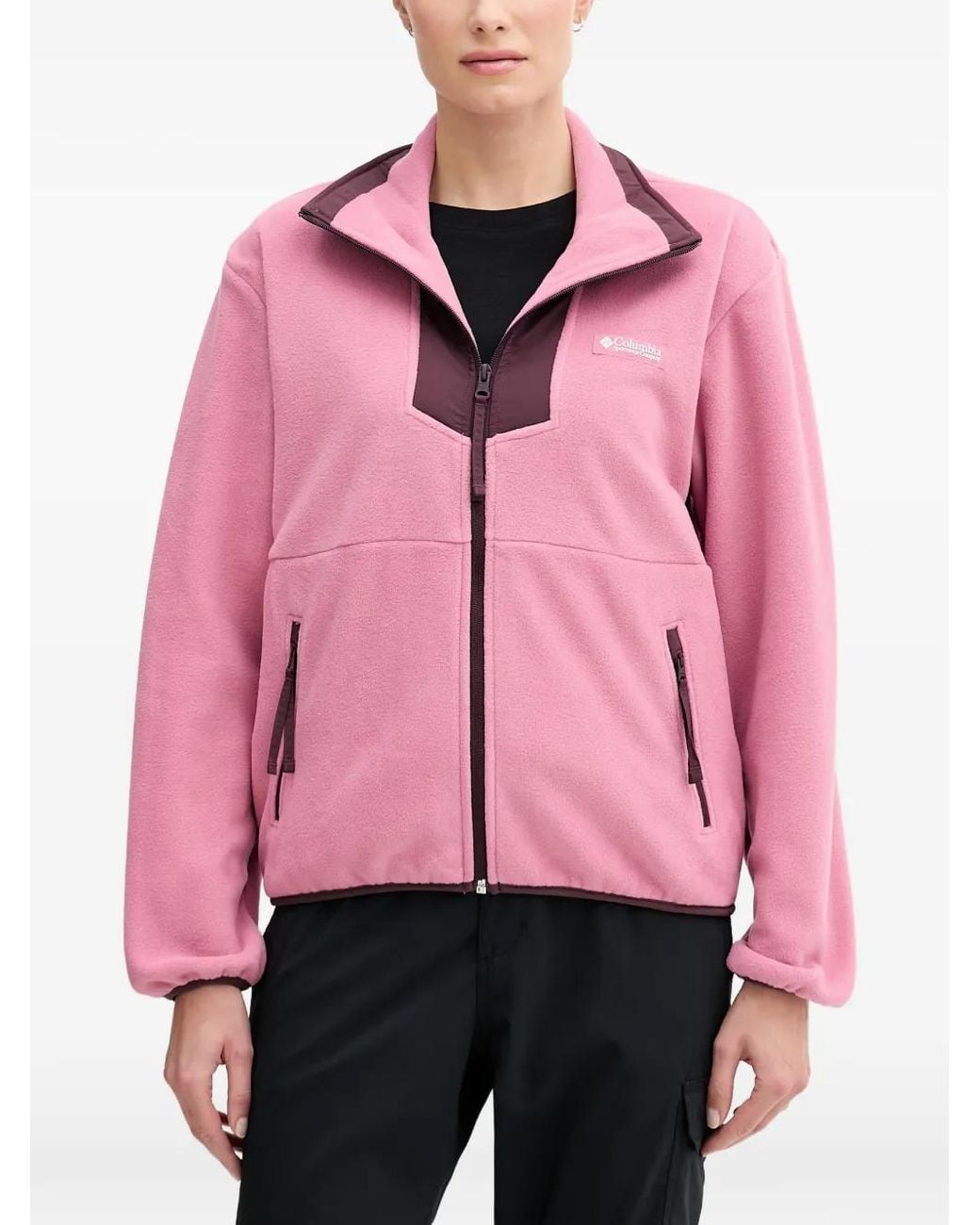 Columbia Pink Sequoia Grove Fleece Jacket