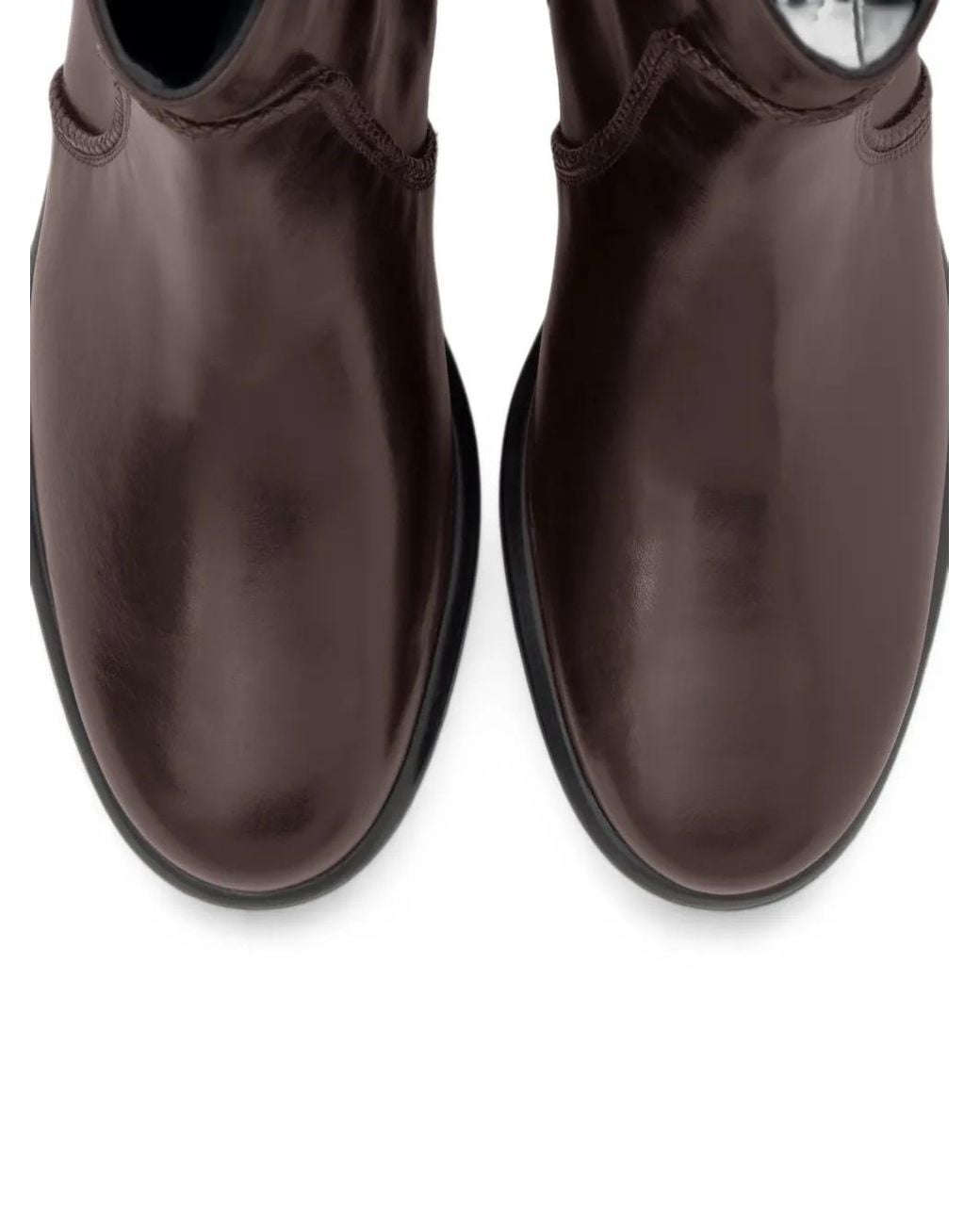 Castaner Brown Elsa Braided Leather Ankle Boots