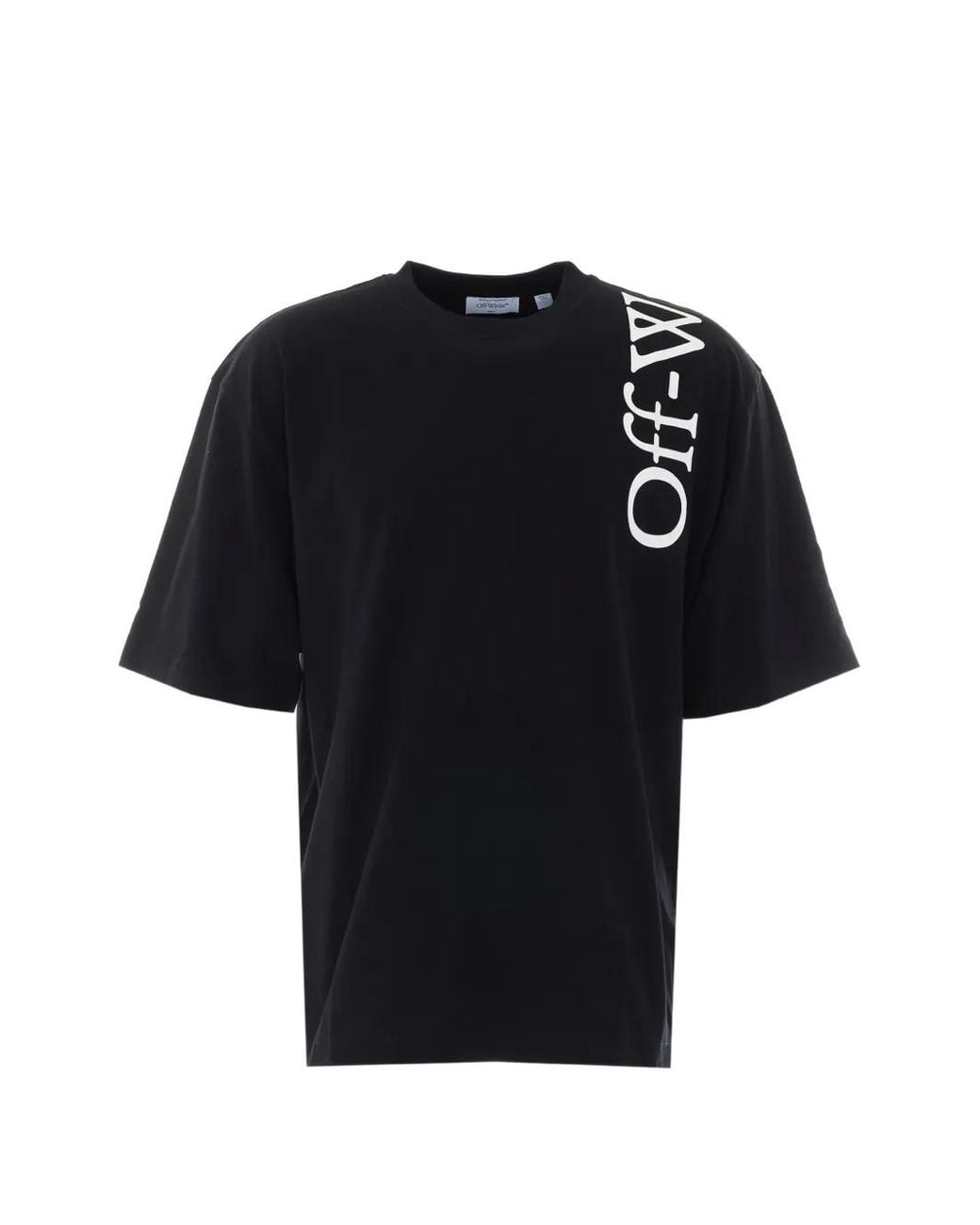 Off-White c/o Virgil Abloh Black Logo-Print T-Shirt for men