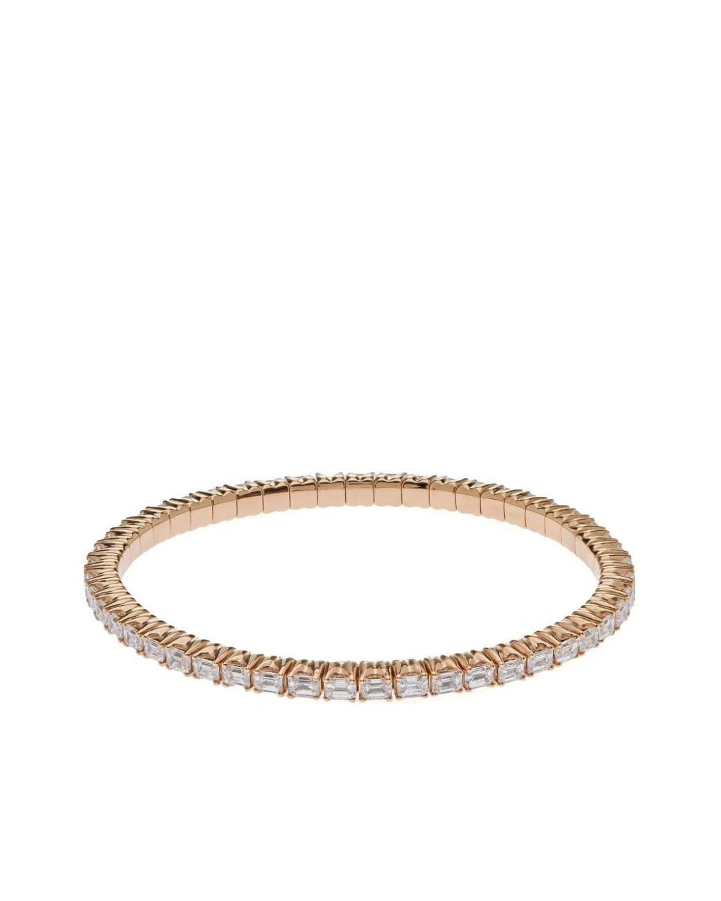 Jewels Aficionado Pink 18Kt Rose Diamond Bracelet