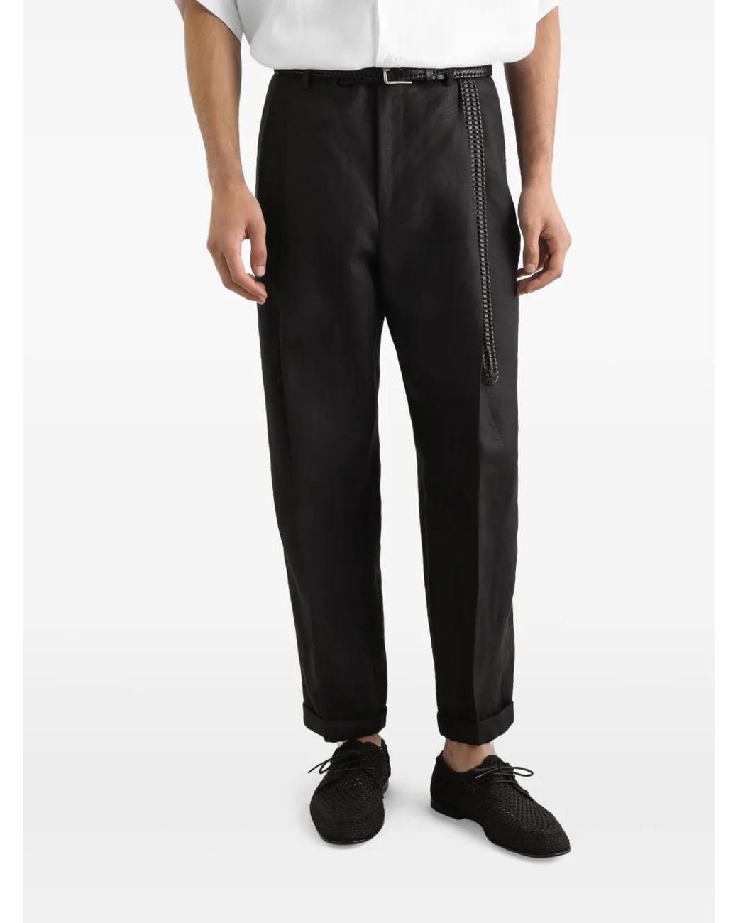 Dolce & Gabbana Black Trousers for men