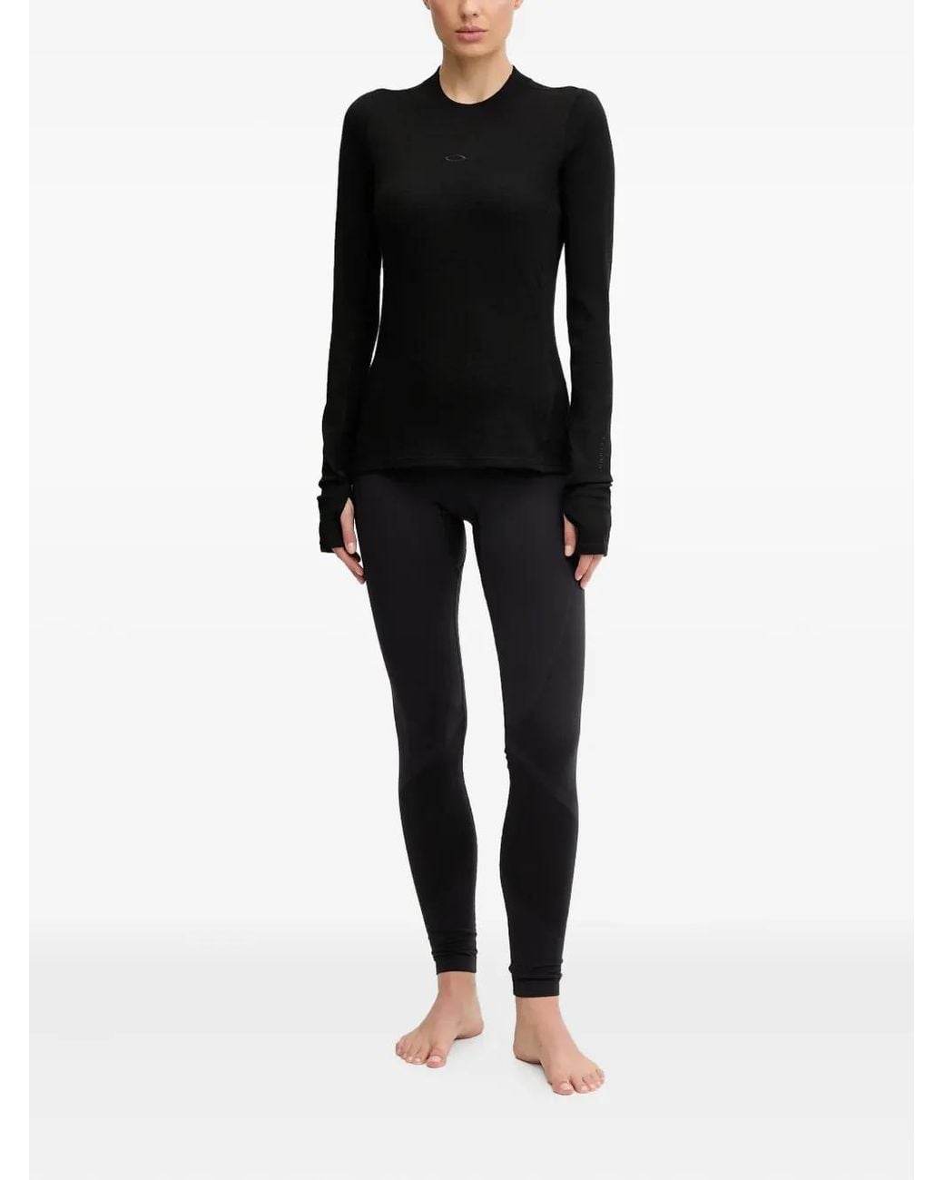 Oakley Black Long-Sleeve Base Layer