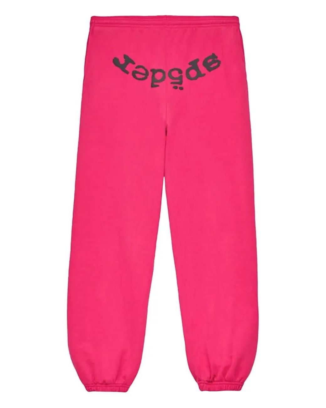 Sp5der Pink Logo-Print Joggers for men