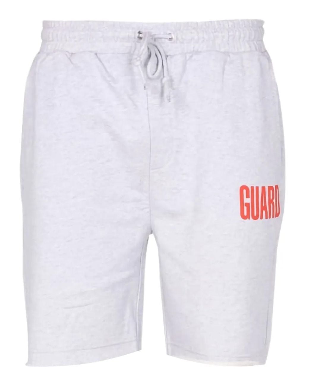 Helmut Lang White Raw-Hem Guard Shorts for men