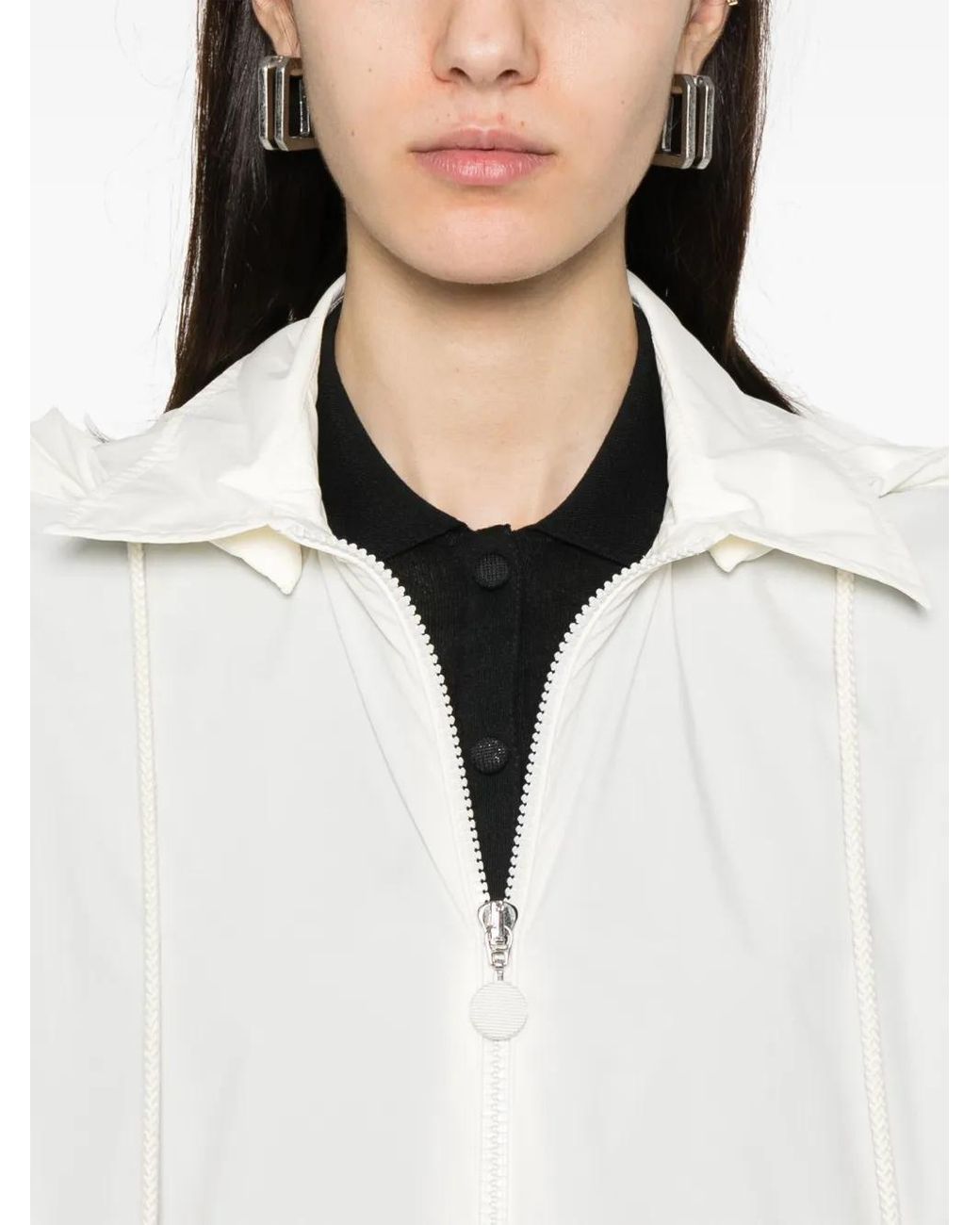 Moncler White Shirt Jacket