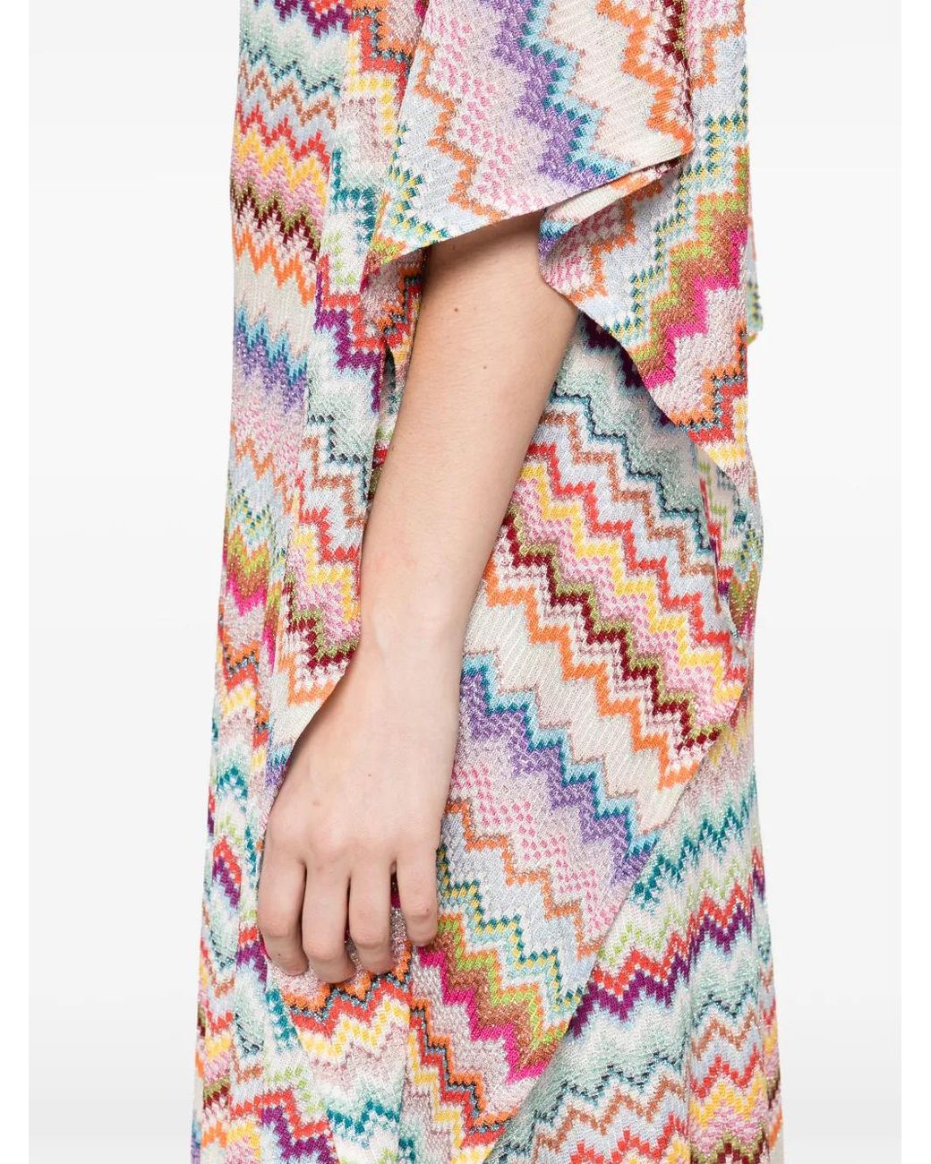 Missoni White Long Beach Robe