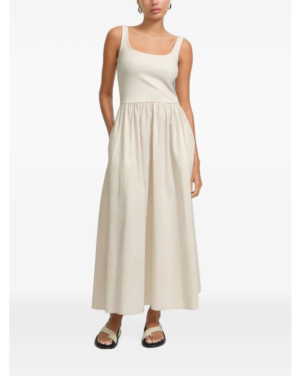 MARCELLA Natural Robe Longue Clara