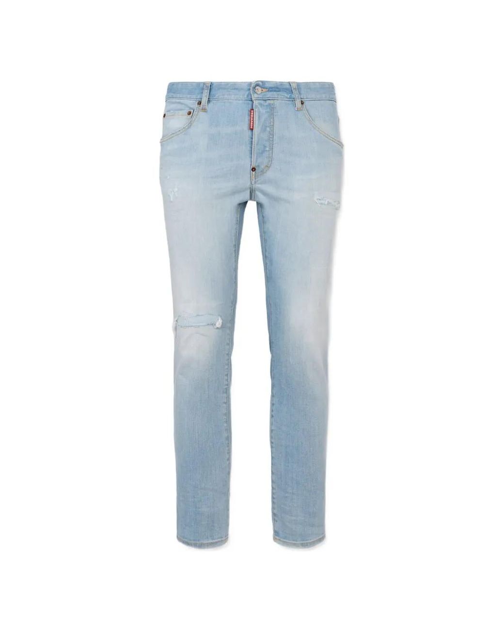 DSquared² Blue Stretch Skater Jeans for men