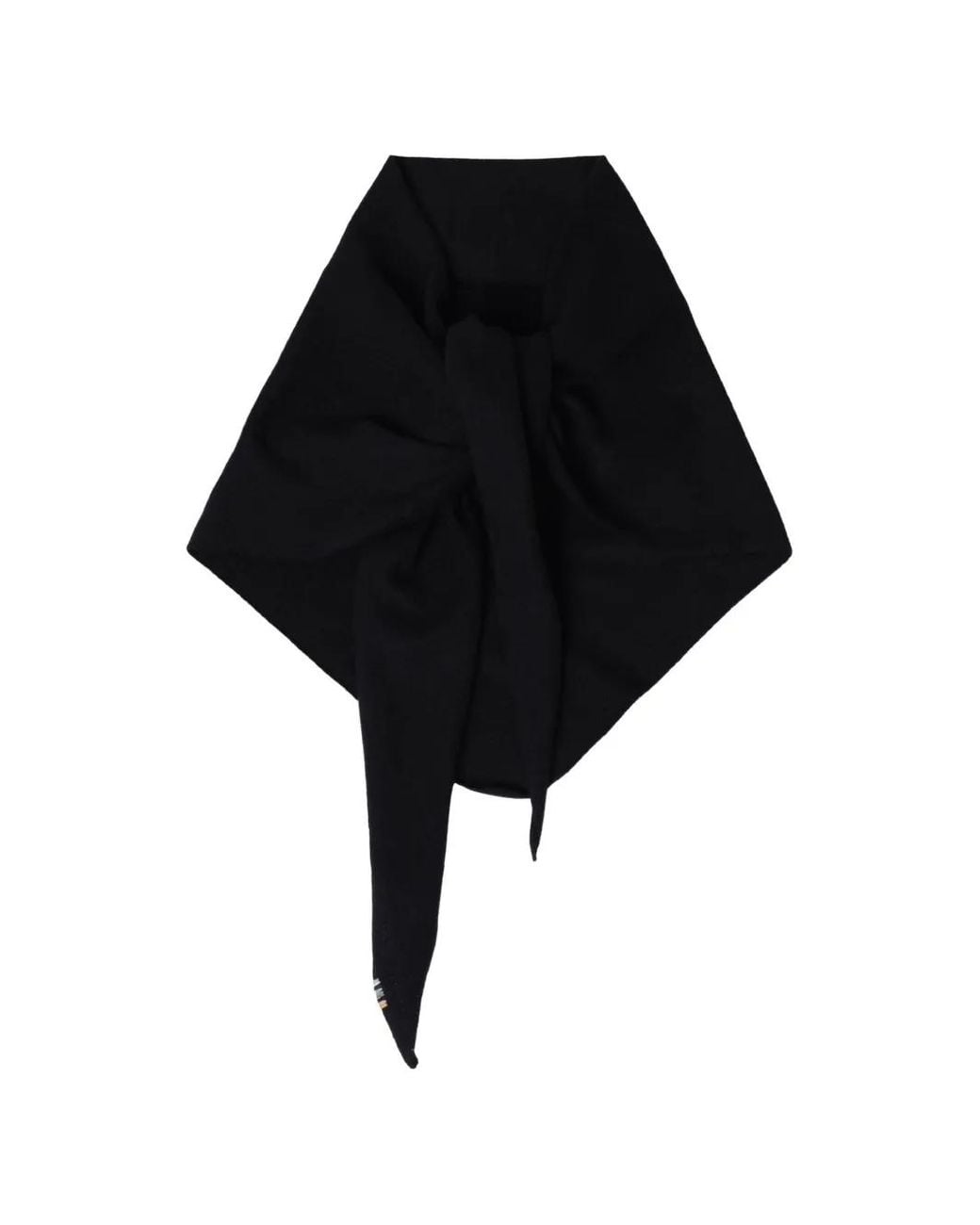 Extreme Cashmere Black Triangular Cashmere Scarf
