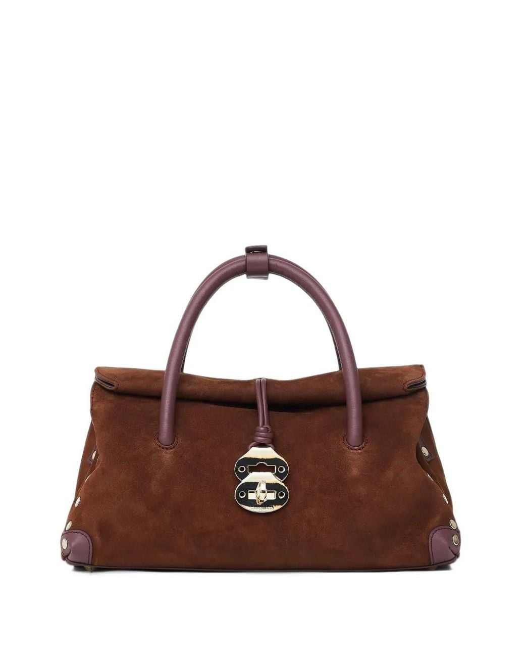 Zanellato Brown Small Dotta Zashmere Shoulder Bag