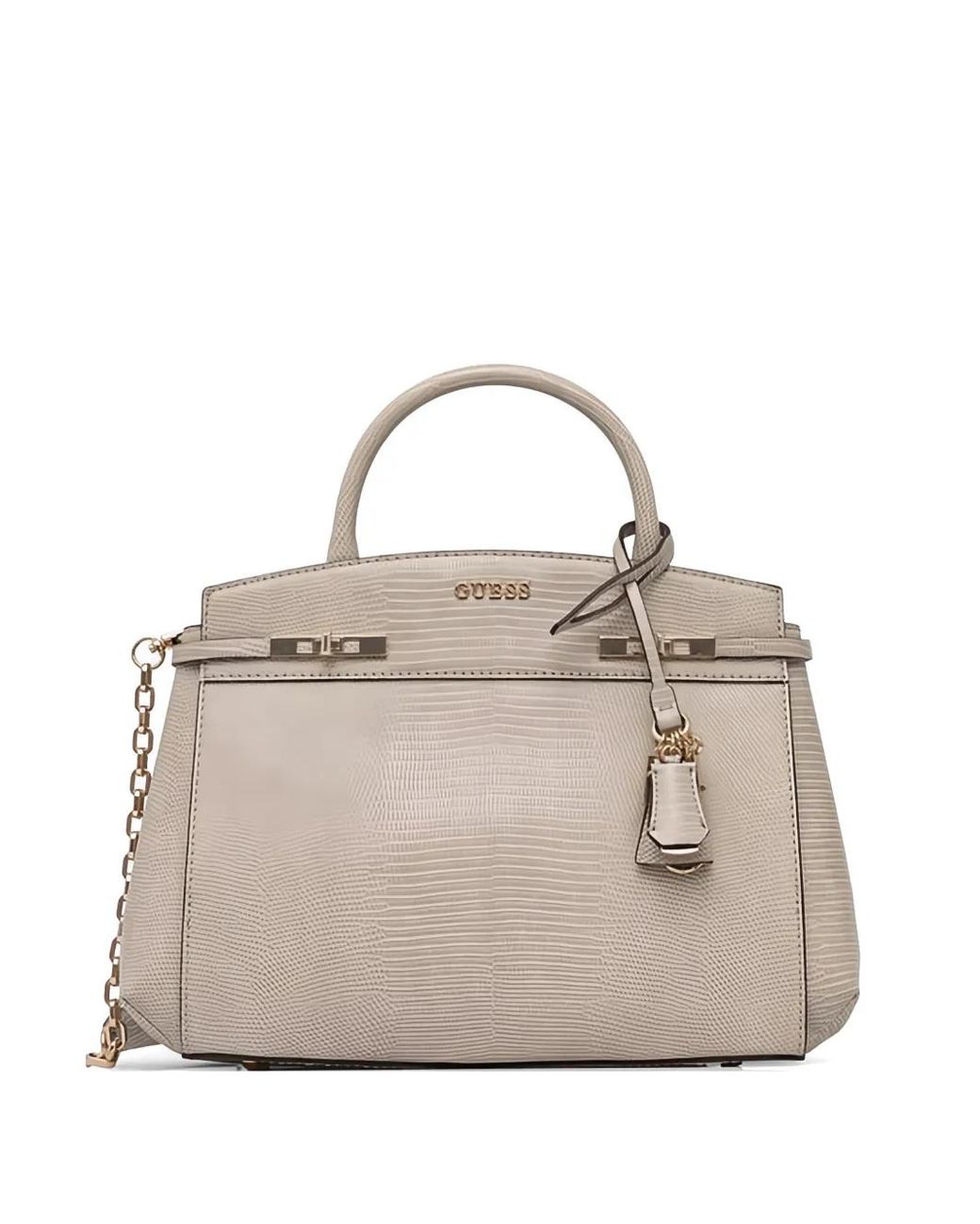 Guess Natural Melinda Animal-Print Handbag
