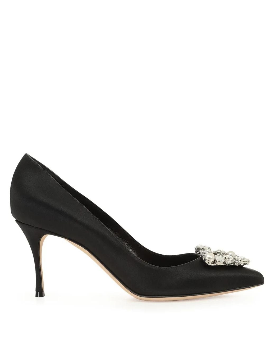 Sergio Rossi Black 90Mm Godiva Pumps